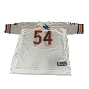 Vintage Reebok Chicago Bears Brian Urlacher #54 NFL Football Jersey White XXL